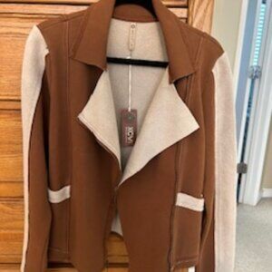 XCVI Hanford Moto Jacket - Rufous NWT
